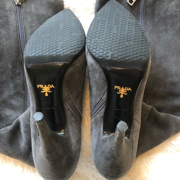 Prada Suede Boots size 41 - Picture 3 of 3
